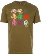 Ps By Paul Smith Logo Print T-shirt, Men's, Size: Small, Green, Cotton