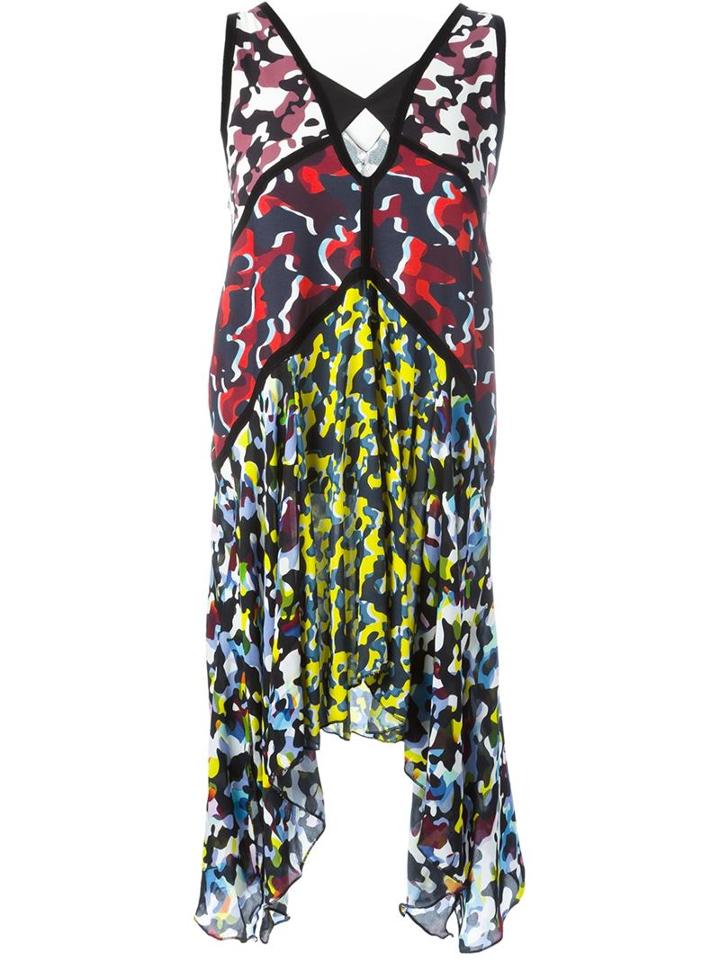 Nafsika Skourti Asymmetric Printed Dress