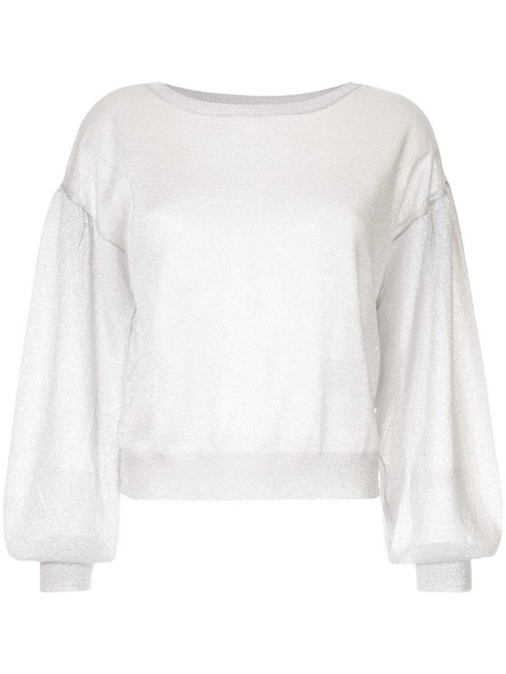 Des Prés Lightweight Jumper - Silver