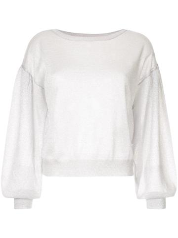 Des Prés Lightweight Jumper - Silver