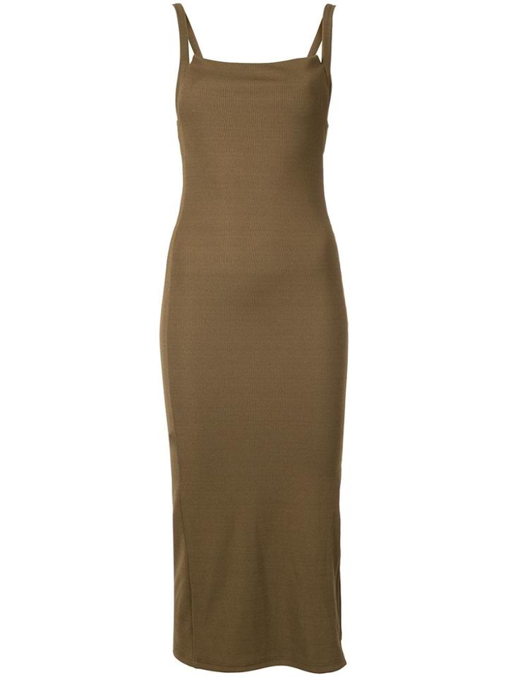 Christopher Esber Split Apron Singlet Dress - Green
