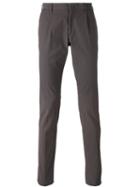 Incotex - Skinny Tailored Trousers - Men - Cotton/spandex/elastane - 46, Brown, Cotton/spandex/elastane