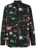 Valentino Love More Or Game Over Shirt - Black