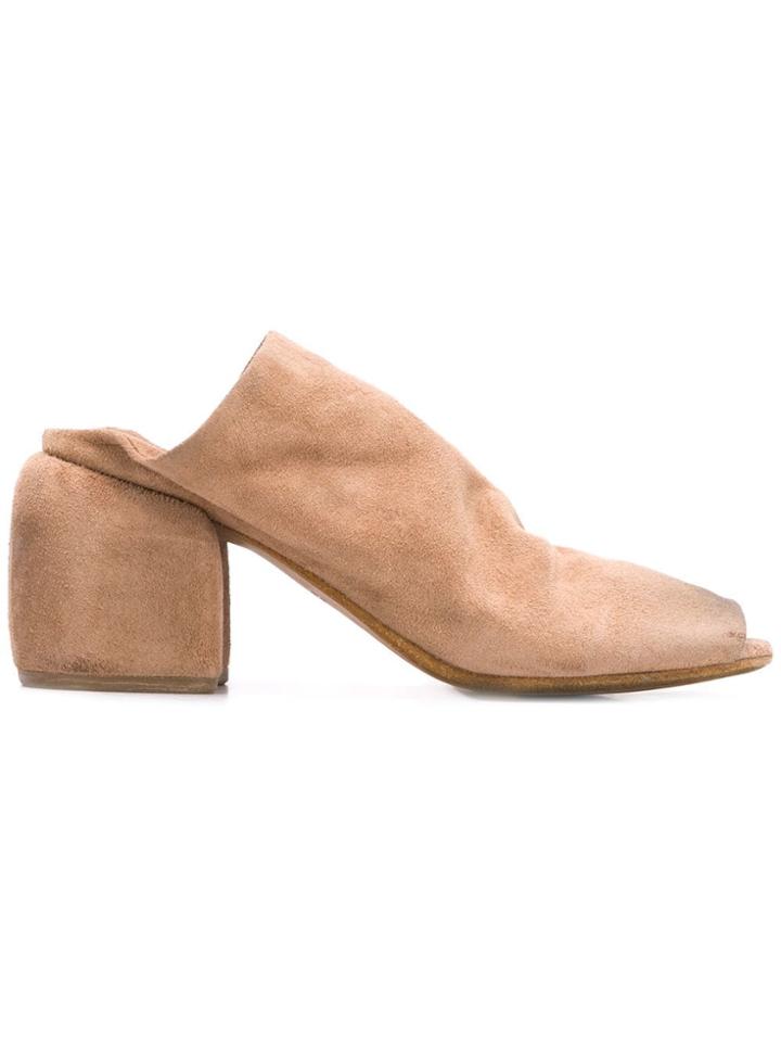 Marsèll Chunky Heel Mules - Neutrals
