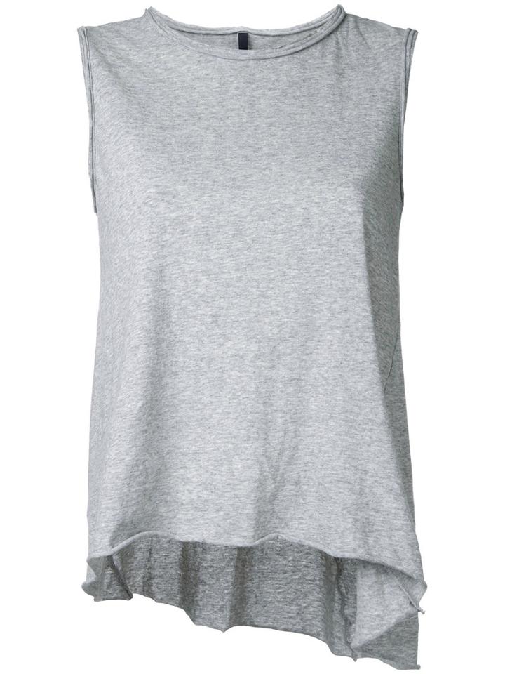 Nobody Denim Heather Raw Edge Tank, Women's, Size: Xs, Grey, Organic Cotton
