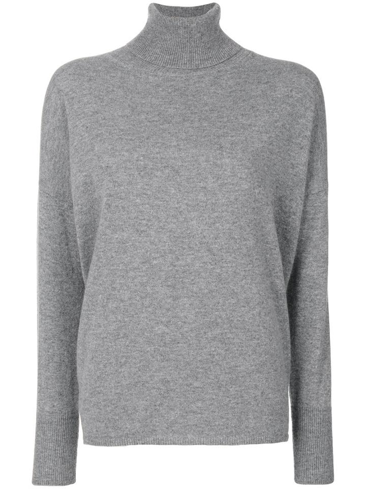 Incentive! Cashmere - Roll Neck Jumper - Women - Cashmere - M, Grey, Cashmere