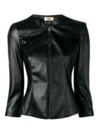 Liu Jo Faux Leather Jacket - Black