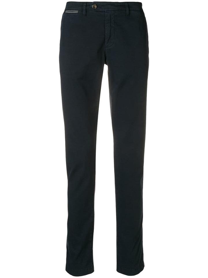 Eleventy Slim-fit Tailored Trousers - Blue