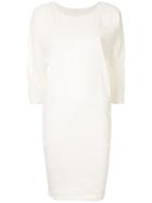 Uma Wang Ruched Detail Short Dress - White