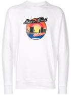 Maison Kitsuné Printed Logo Jumper - White