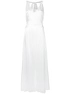 Temperley London V-neck Gown - White