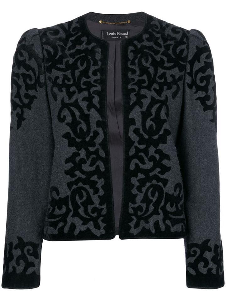 Louis Feraud Pre-owned Baroque Jacket - Grey