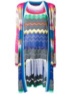 Missoni Long Cardigan Two Piece Set, Women's, Size: 46, Viscose/wool