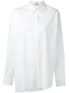 Jil Sander - Caren Shirt - Women - Cotton/polyamide/spandex/elastane - 34, White, Cotton/polyamide/spandex/elastane