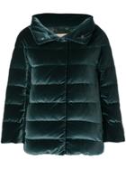 Herno Concealed Fastening Padded Jacket - Green