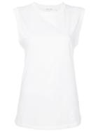 Helmut Lang Neon Trim Tank Top - White