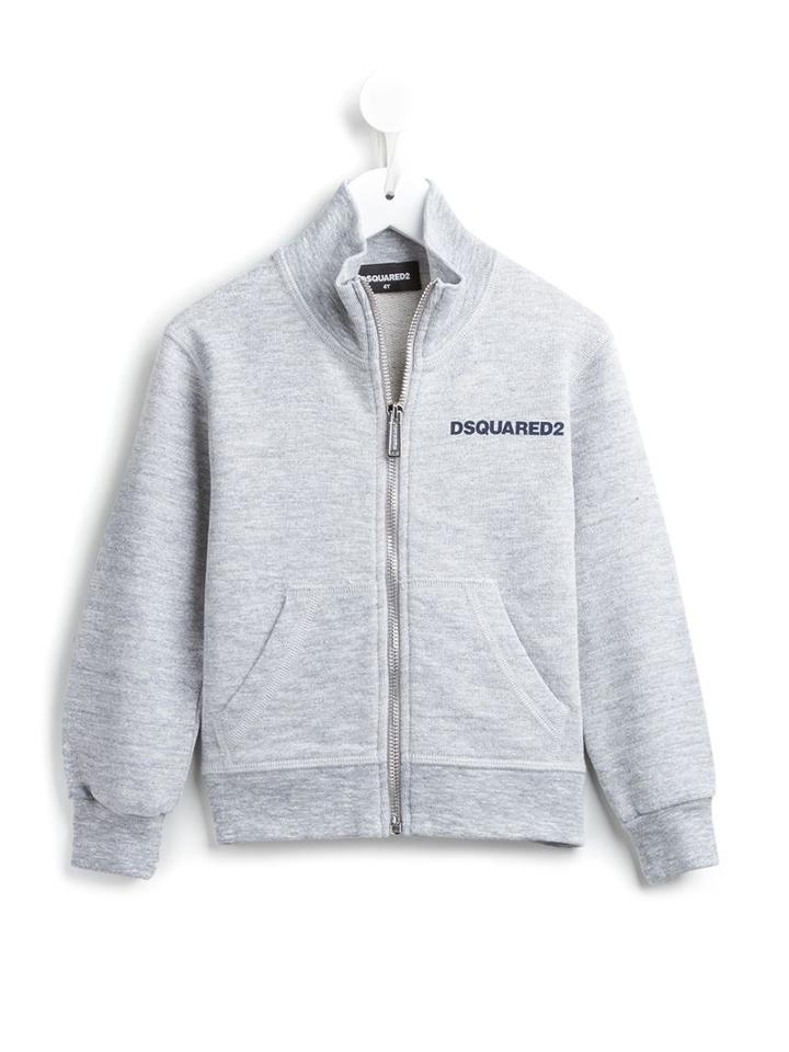 Dsquared2 Kids Rear Logo Zipped Up Cardigan
