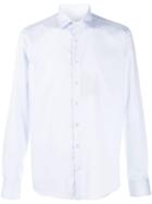 Etro Plain Long-sleeved Shirt - Blue