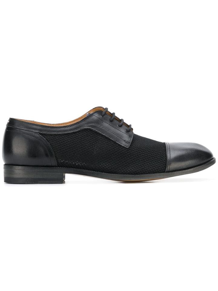 Maison Margiela Jersey Knit Derby Shoes - Black