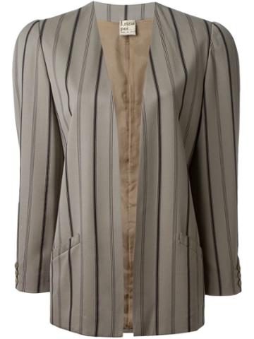 Krizia Vintage Pinstriped Blazer
