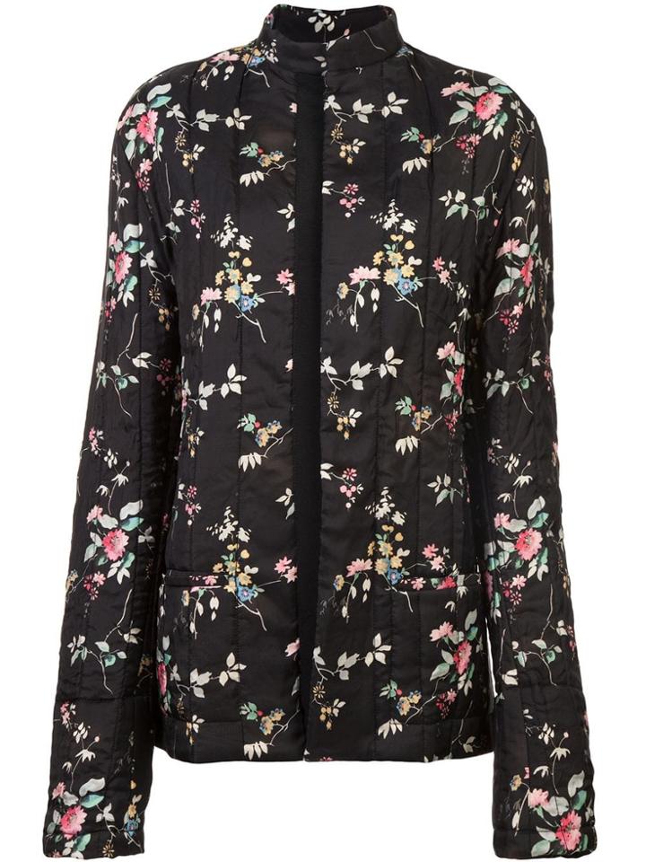 Haider Ackermann Floral Padded Jacket - Black