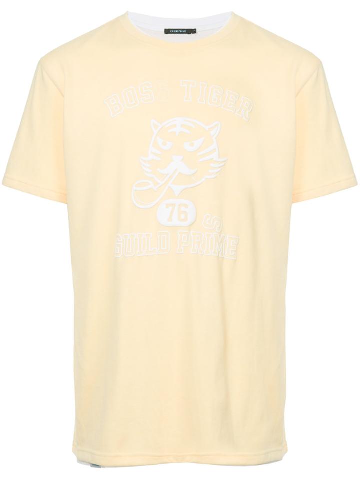 Guild Prime Tiger Print T-shirt - Yellow & Orange