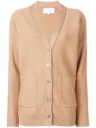 Opportuno Glen Drop Shoulder Cardigan - Neutrals
