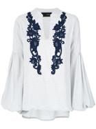 Andrea Bogosian Patchwork Tunic - Blue