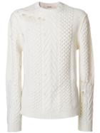 Damir Doma Distressed Sweater - White