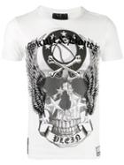 Philipp Plein - Skull Print T-shirt - Men - Cotton - L, White, Cotton