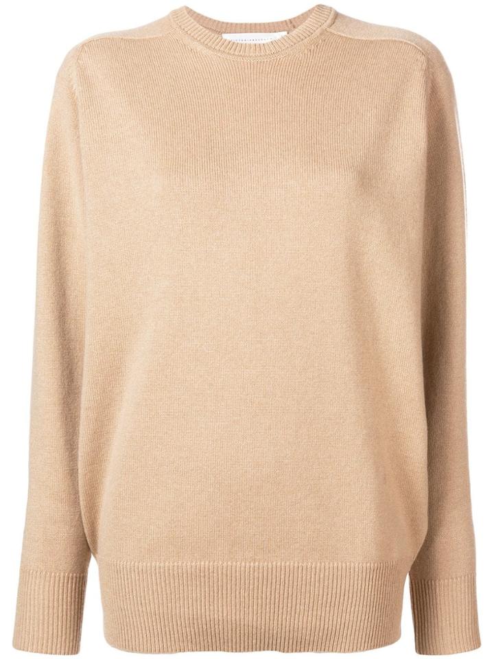 Victoria Beckham Oversized Cashmere Sweater - Nude & Neutrals