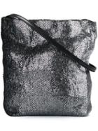 Ann Demeulemeester Metallic (grey) Effect Crossbody Bag, Women's