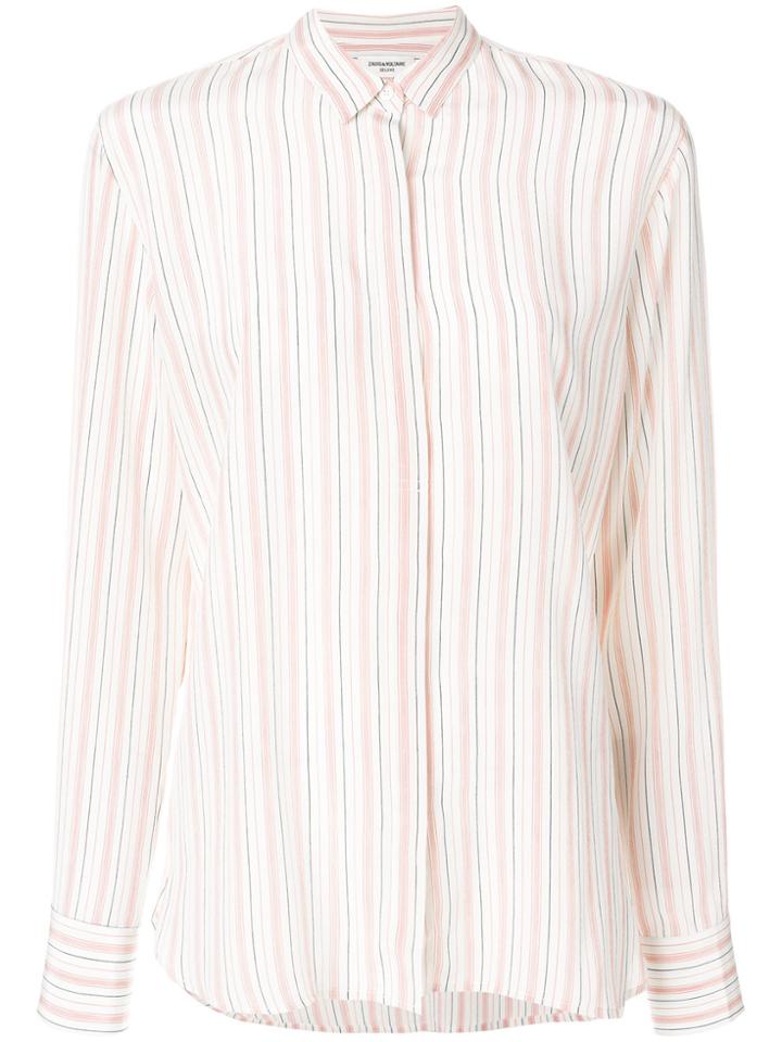 Zadig & Voltaire Striped Shirt - Nude & Neutrals