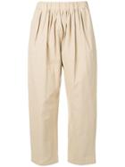 Apuntob Loose Fit Tapered Trousers - Neutrals