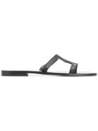Elena Makri Cut-out Detail Sandals - Black