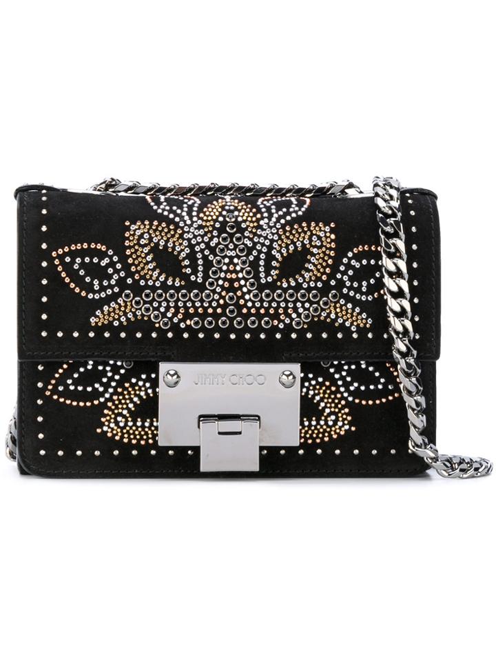 Jimmy Choo Studded Crossbody Bag - Black