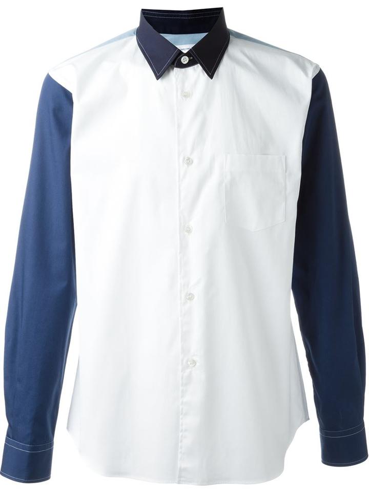 Comme Des Garçons Shirt Boy Contrast Sleeve Shirt