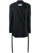 Acne Studios Un-structured Double Breasted Tailored Jacket - Black