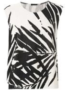 Osklen Blusa Assimetic Sand Palm - Neutrals