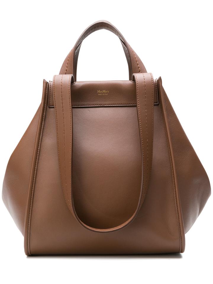 Max Mara Anit Tote Bag - Brown