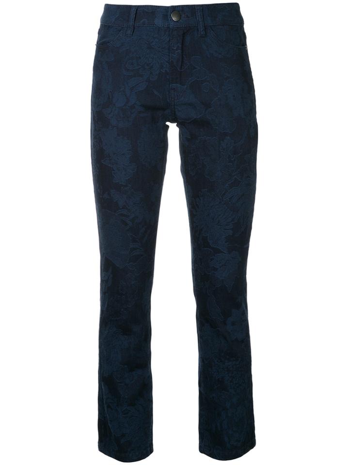 Marc Cain Slim Printed Jeans - Blue