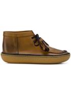 Prada Tassel Ankle Boots - Brown