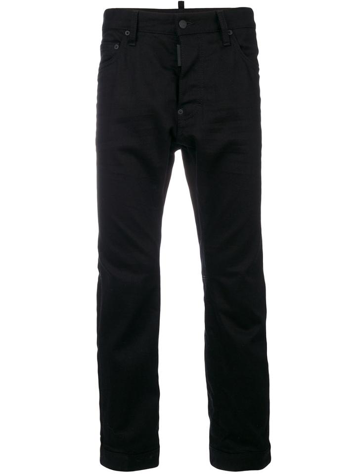 Dsquared2 - Zip Cuff Bootcut Jeans - Men - Cotton/polyester/spandex/elastane - 46, Black, Cotton/polyester/spandex/elastane