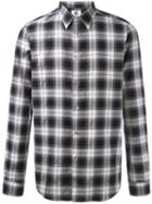 Ps By Paul Smith Checked Shirt, Men's, Size: Large, Black, Cotton/spandex/elastane