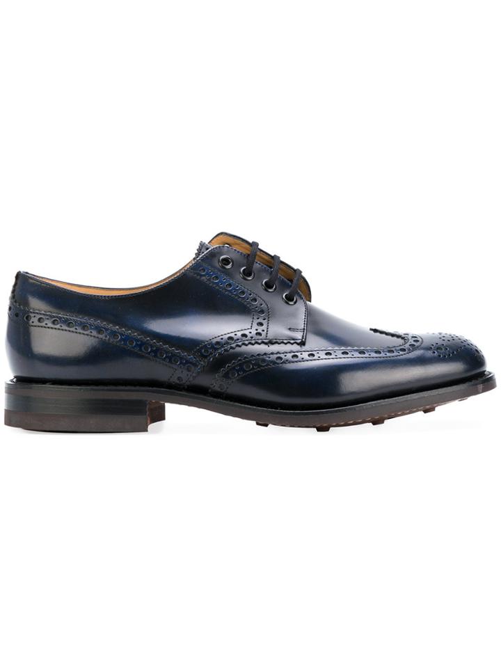 Church's Ridged Sole Brogues - Blue