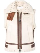Chloé Sleeveless Fitted Jacket - White