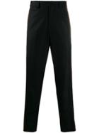 Paura Tailored Side Panel Trousers - Black