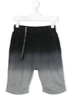 John Galliano Kids - Gradient Effect Shorts - Kids - Cotton - 6 Yrs, Grey