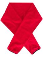 Ganryu Comme Des Garcons Cuff Detail Scarf, Adult Unisex, Red, Polyester