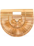Cult Gaia Small Ark Clutch - Nude & Neutrals